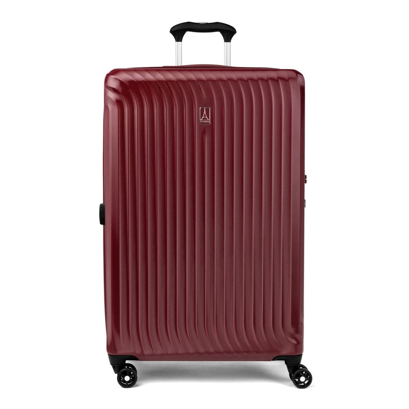 Travelpro Maxlite Air Hardside Expandable Checked Luggage, 8 Spinner Wheels, Lightweight Hard Shell Polycarbonate Suitcase, Cabernet, Checked Large 28 - Inch