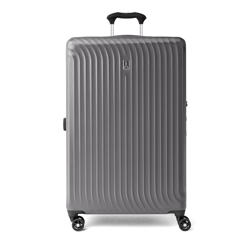 Travelpro Maxlite Air Hardside Expandable Checked Luggage, 8 Spinner Wheels, Lightweight Hard Shell Polycarbonate Suitcase, Shadow Grey, Checked Large 28 - Inch