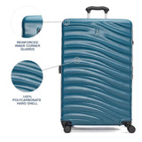 Travelpro Maxlite Air V2 Hardside Expandable Checked Luggage, 8 Spinner Wheels, Lightweight Hard Shell Suitcase, TSA lock, Teal, Checked Large 28 - Inch