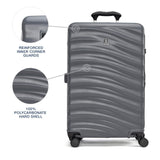 Travelpro Maxlite Air V2 Hardside Expandable Luggage, 8 Spinner Wheels, Lightweight Hard Shell, TSA lock, Shadow Grey, 3 - Piece Set (20/25/28)