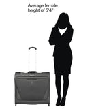 Travelpro Maxlite Lightweight Check - in Upright 2 - Wheel Rolling Garment Bag, 24 - Inch — Shadow Grey