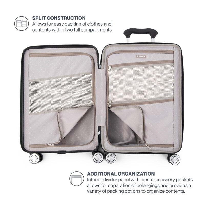 Travelpro Pathways 3 Hardside Expandable Luggage, 8 Spinner Wheels, Lightweight Hard Shell Suitcase, Carry On 21 Inch, Royal Blue