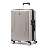 Travelpro Pathways 3 Hardside Expandable Luggage, 8 Spinner Wheels, Lightweight Hard Shell Suitcase, Checked Medium 25 Inch, Champagne