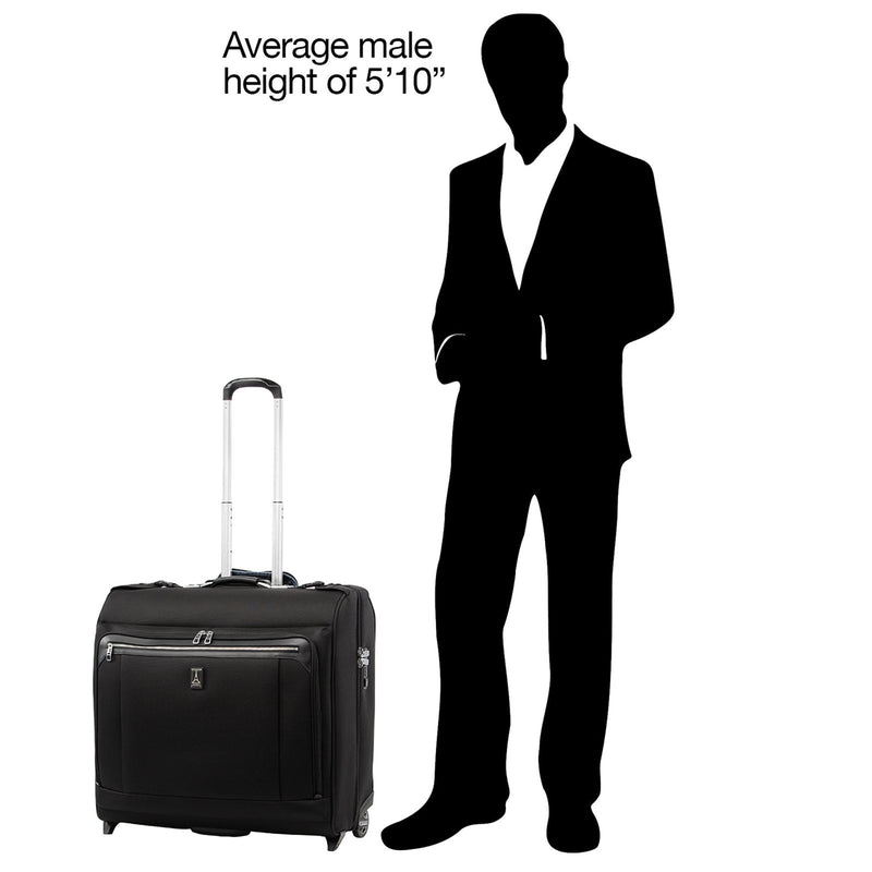 Travelpro Platinum Elite 50 - Inch Rolling Garment Bag, Shadow Black