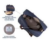 Travelpro Platinum Elite Carry on Soft Travel Drop - Bottom Weekender Bag, Overnight, Men and Women, True Navy Blue, 18.5 Inch