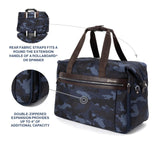 Travelpro Platinum Elite Carry on Soft Travel Duffel Bag, Weekender, Gym Bag, Men and Women, Navy Camouflage, 19 Inch