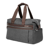 Travelpro Platinum Elite Carry on Soft Travel Underseat Tote Bag, Weekender, Overnight, Men and Women, Vintage Grey, 16.5 Inch