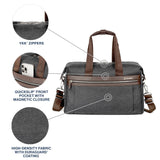 Travelpro Platinum Elite Carry on Soft Travel Underseat Tote Bag, Weekender, Overnight, Men and Women, Vintage Grey, 16.5 Inch