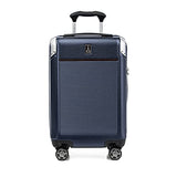 Travelpro Platinum Elite Hardside Expandable Carry on Luggage, 8 Wheel Spinner, TSA Lock, Hard Shell Polycarbonate Suitcase, True Navy Blue, Carry on 21-Inch