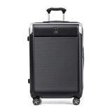 Travelpro Platinum Elite Hardside Expandable Checked Luggage, 8 Wheel Spinner, TSA Lock, Hard Shell Polycarbonate Suitcase, Shadow Black, Checked Medium 25 - Inch