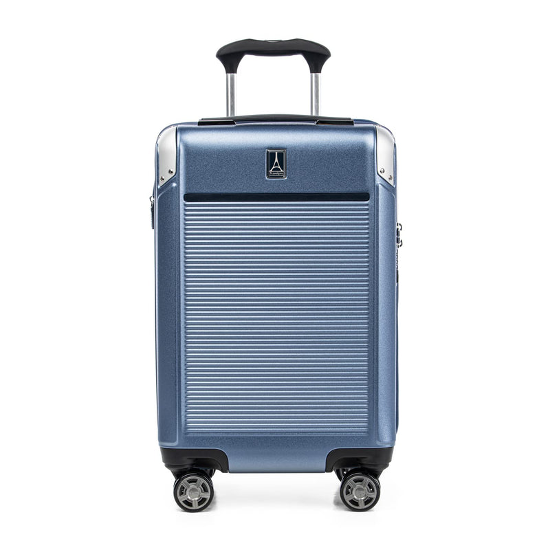 Travelpro Platinum Elite Hardside Expandable Spinner Wheel Luggage TSA Lock Hard Shell Polycarbonate Suitcase, Dark Sky Blue, Carry - on 21 - Inch