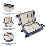 Travelpro Platinum Elite Hardside Expandable Spinner Wheel Luggage TSA Lock Hard Shell Polycarbonate Suitcase, Dark Sky Blue, Carry - on 21 - Inch