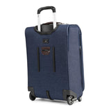 Travelpro Platinum Elite Softside Expandable Carry on Luggage, 2 Wheel Upright Suitcase, USB Port, Men and Women, True Navy, Carry On 22 - Inch
