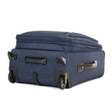 Travelpro Platinum Elite Softside Expandable Carry on Luggage, 2 Wheel Upright Suitcase, USB Port, Men and Women, True Navy, Carry On 22 - Inch