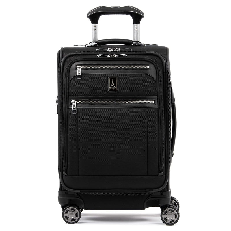 Travelpro Platinum Elite Softside Expandable Carry on Luggage, 8 Wheel Spinner Suitcase, USB Port, Laptop and Tablet Sleeves, Men and | Backpacks4Less