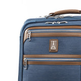 Travelpro Platinum Elite Softside Expandable Carry on Luggage, 8 Wheel Spinner Suitcase, USB Port, Suiter, Men and Women, Coastal Blue, Carry On 21 - Inch