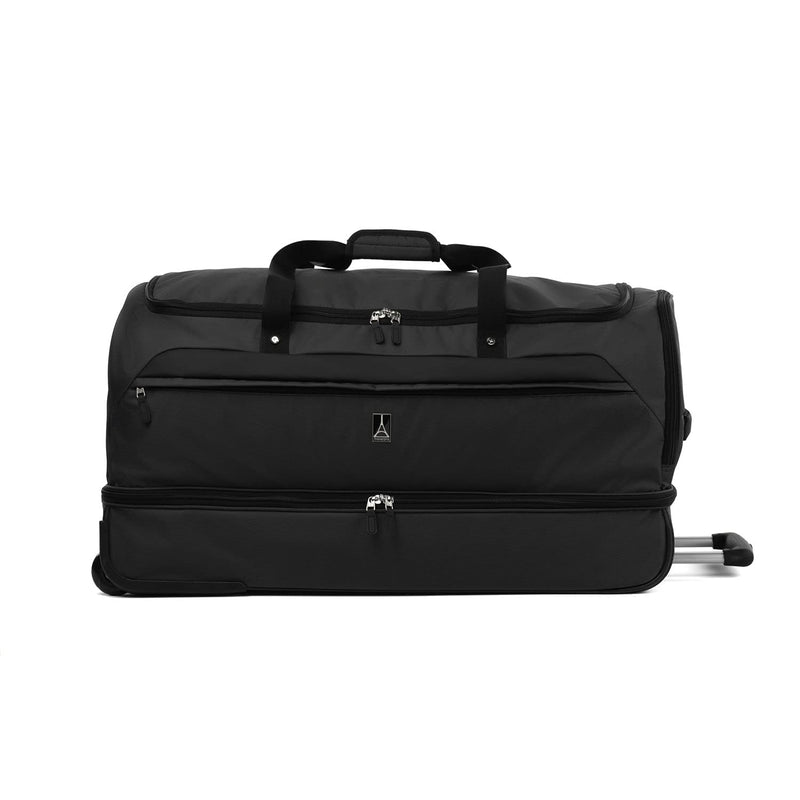 Travelpro Roadtrip 30" Drop - Bottom Wheels Rolling Duffel Bag Luggage 3 Large Packing Cubes Included Men, Women, Ash Black, Inch