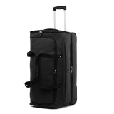 Travelpro Roadtrip 30" Drop - Bottom Wheels Rolling Duffel Bag Luggage 3 Large Packing Cubes Included Men, Women, Ash Black, Inch
