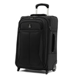 Travelpro Tourlite Softside 22" Expandable Carry - On Rollaboard (2 - Wheel) Lightweight Luggage, Black Suitcase