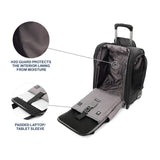 Travelpro Tourlite Softside Lightweight Rolling Underseat Compact Carry - On Upright 2 Wheel Bag, Men and Women, Black, 15 - Inch