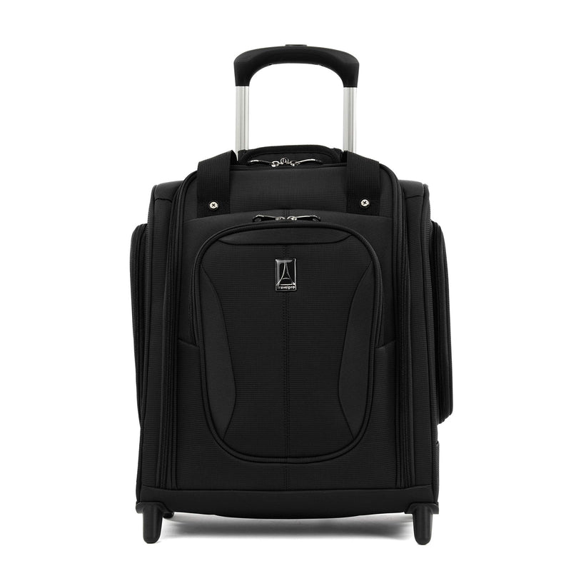 Travelpro Tourlite Softside Lightweight Rolling Underseat Compact Carry - On Upright 2 Wheel Bag, Men and Women, Black, 15 - Inch