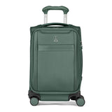 Travelpro VersaPack+ Lightweight Softside Expandable Carry on Luggage, 8 Spinner Suitcase, TSA Lock, Men and Women, Compact Carry On 20-Inch, Desert Sage Green