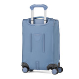 Travelpro VersaPack+ Lightweight Softside Expandable Carry on Luggage, 8 Spinner Suitcase, TSA Lock, Men and Women, Compact Carry On 20 - Inch, Elemental Blue