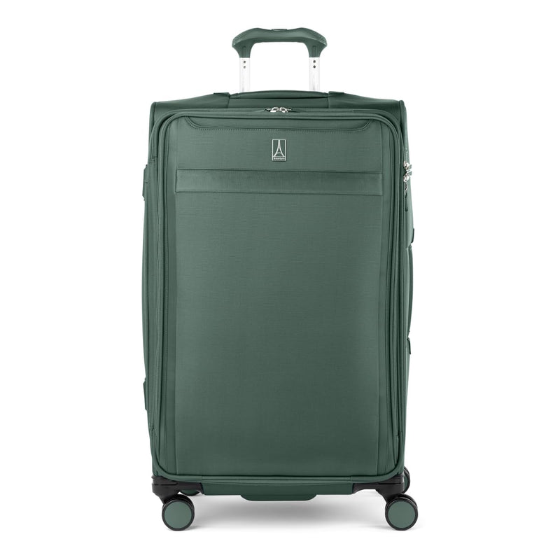 Travelpro VersaPack+ Lightweight Softside Expandable Checked Luggage, 8 Spinner Suitcase, TSA Lock, Men and Women, Checked Large 29 - Inch, Desert Sage Green