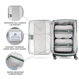 Travelpro VersaPack+ Lightweight Softside Expandable Checked Luggage, 8 Spinner Suitcase, TSA Lock, Men and Women, Checked Large 29 - Inch, Desert Sage Green