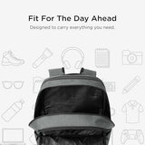 TravisMathew Duration Backpack with Laptop Sleeve, Water-Resistant Bag for Work, Travel & Hiking, Graphite Heather
