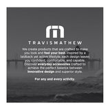 TravisMathew Duration Backpack with Laptop Sleeve, Water-Resistant Bag for Work, Travel & Hiking, Graphite Heather