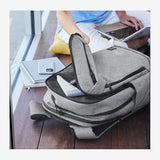 TravisMathew Duration Backpack with Laptop Sleeve, Water-Resistant Bag for Work, Travel & Hiking, Graphite Heather