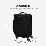 TravisMathew Quad Carry - On Spinner TMB400, Black