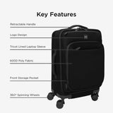 TravisMathew Quad Carry - On Spinner TMB400, Black