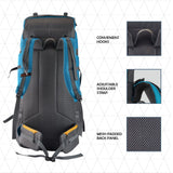 TRAWOC STONEX 60 Ltr Travel Backpack Trekking Rucksack bag for Men & Women Travel Camping Hiking Backpack, Sky Blue