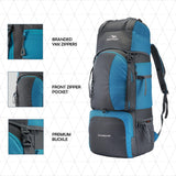 TRAWOC STONEX 60 Ltr Travel Backpack Trekking Rucksack bag for Men & Women Travel Camping Hiking Backpack, Sky Blue