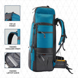 TRAWOC STONEX 60 Ltr Travel Backpack Trekking Rucksack bag for Men & Women Travel Camping Hiking Backpack, Sky Blue