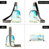 trendy Bee Daisy Hi Summer shoulder fanny pack multipurpose body bag for men for day pack