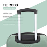 Tripcomp Luggage 4 Piece Set, Hardshell ABS Suitcase Set with Double Spinner Wheels, Lightweight Durable Large Luggage set, Carry On and Checked Travel Luggage, Olive Green