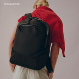Troubadour Apex 4.0 - 22L Premium Laptop Backpack - Ergonomic & Water Resistant - Designed for Work and Travel - Black