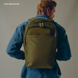 Troubadour Neo Backpack - 22L Lightweight Laptop Backpack - Ergonomic & Water Resistant - Versatile Style for Work and Travel - Bronzed Olive