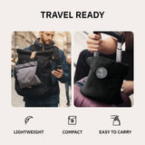 trtl Pillow - Scientifically Proven, Super Soft Neck Support Travel Pillow for Airplanes - Lightweight and Machine Washable - Ergonomic Design for Traveling on Flights, Cars, and Trains - Black