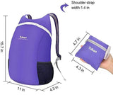 tuban Ultra Lightweight Packable Water Resistant Backpack for Travel Camping Outdoor Hiking Daypack