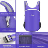 tuban Ultra Lightweight Packable Water Resistant Backpack for Travel Camping Outdoor Hiking Daypack