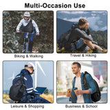 TUDEQU Sling Bag for Women,8 Pockets Sling Bag One Strap Small Crossbody Backpack for Women,19L Sling Backpack Travel Hiking Outdoor Walking Daypack