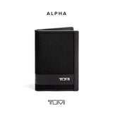 Tumi 01192274 ALPHA SLG Multi - Window Card Case Official Genuine Product, Black, One Size