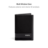 Tumi 01192274 ALPHA SLG Multi - Window Card Case Official Genuine Product, Black, One Size