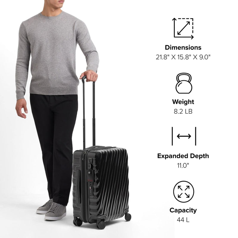 TUMI - 19 Degree Continental Expandable 4 Wheeled Carry - On - Carry - On Bag - Travel Accessories - 21.8" X 15.8" X 9.0" - Moon Rock