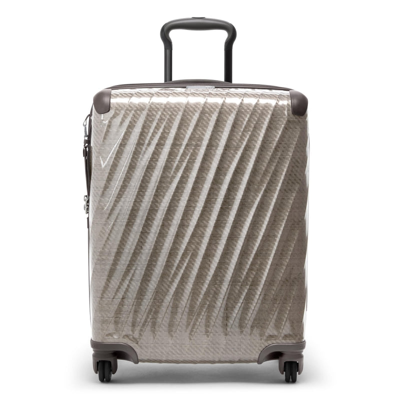 TUMI - 19 Degree Lite 4 Wheel Luggage - Lightweight and Highly Durable, Modern Contour, Hard Shell Men's and Women's Suitcase - 21.75" International Carry - On, Titanium Grey