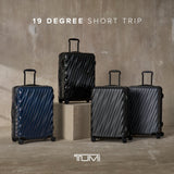 TUMI - 19 Degree Medium Checked Luggage 4 Wheeled Packing Case - Hard Shell Suitcase - 26.0" X 17.5" X 10.0" - Navy